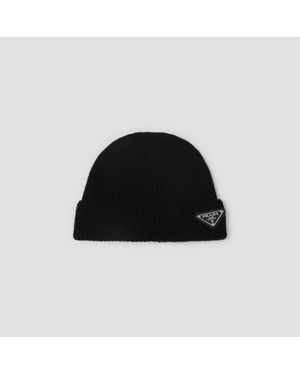 Prada Cashmere Hat - Black