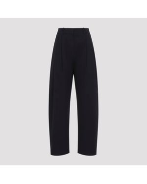 Studio Nicholson Sperro Double Pleat Cotton Pant - Blue