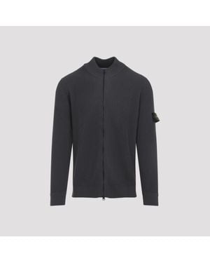 Stone Island Virgin Wool Jumper - Blue