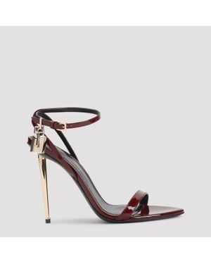 Tom Ford Patent Leather Pointy Naked Sandals - Multicolour