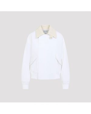 Bottega Veneta Light Cotton Blouson - White