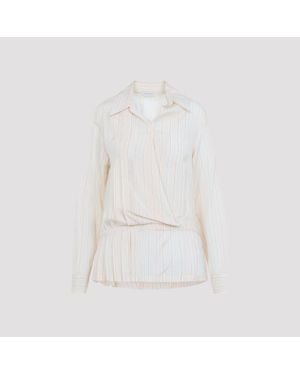 Dries Van Noten Cedyn Viscose-Cupro Blouse - White