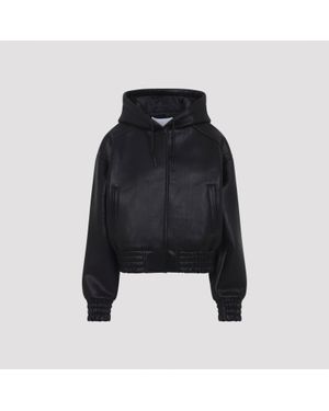 Frankie Shop Jackson Bomber Jacket Polyurethane - Black