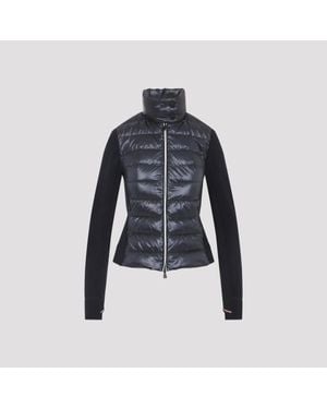 Moncler Zip Up Cardigan Jacket - Blue