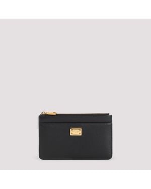 Dolce & Gabbana Zipped Credit Card Holder - Black