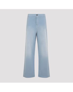 Miu Miu High-Waisted Trousers - Blue