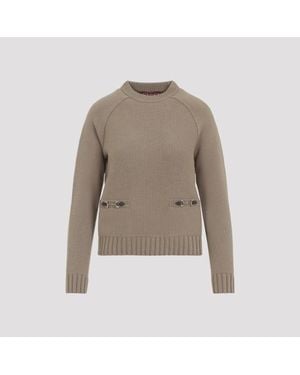 Gucci Morsetti Pullover - Natural