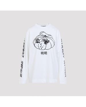 Simone Rocha Dim Sum Logo Print T-Shirt - White
