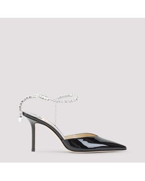 Jimmy Choo Saeda 85 Patent Leather Court Shoes - Multicolour