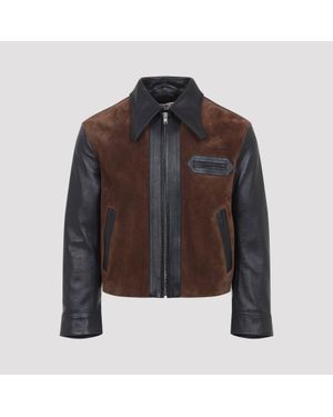 Marni Lethe Leather Jacket - Black