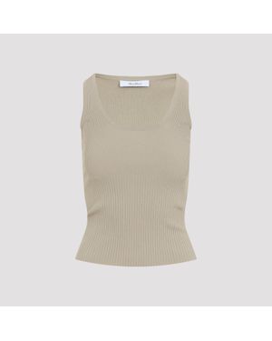 Max Mara Ghiro Knit Tank Top - Natural