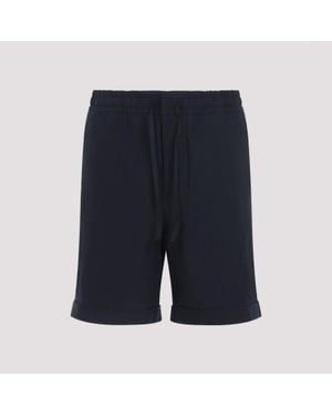 Canali Linen Bermuda - Blue