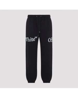 Off-White c/o Virgil Abloh Bookish Scarf Cuffed Joggers - Black