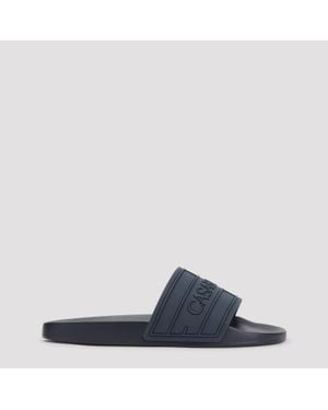 CASABLANCA Logo Pool Slides - Blue