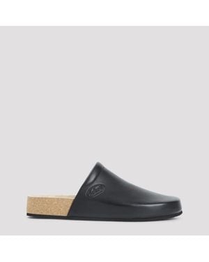 Balenciaga School Flat Mules - Blue