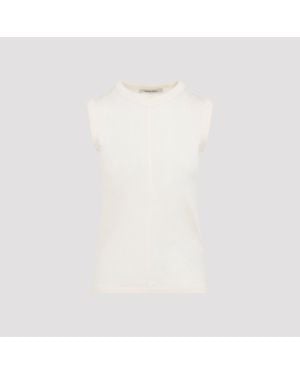Phoebe Philo Tops Nude & Neutrals - White