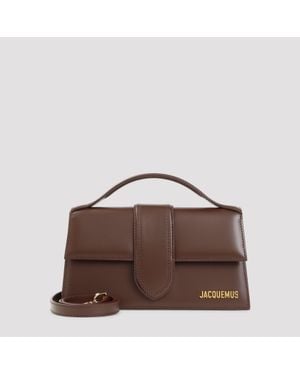 Jacquemus Le Grand Bambino Mini Leather Shoulder Bag - Brown