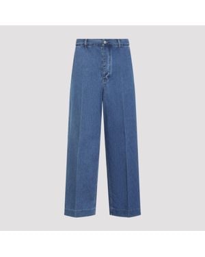 Bottega Veneta Straight Leg Jeans - Blue