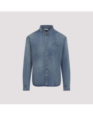 Saint Laurent Cassandre Shirt - Blue