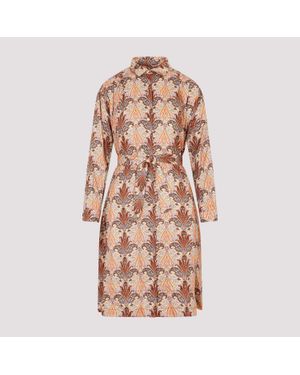 Etro Printed Shirt Dress - Pink