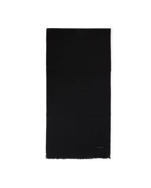 Fear Of God Plain Wool & Silk Scarf - Black