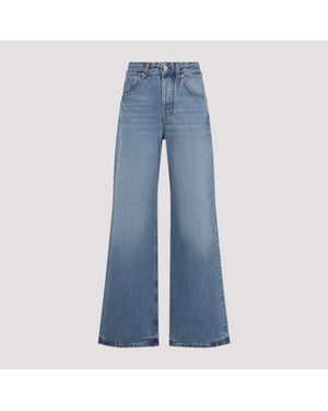 Jacquemus Le De-Nimes Large Cotton Jeans - Blue