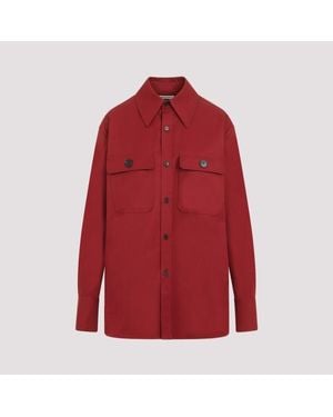 Saint Laurent Cotton Shirt - Red