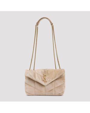 Saint Laurent Shoulder Bags - Natural