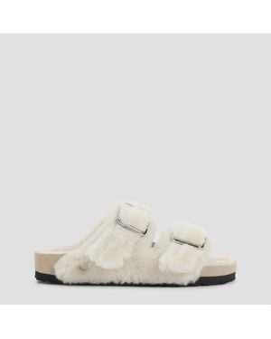 Birkenstock Arizona Mules - White