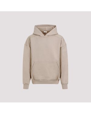 Mordecai Sand Hooded Cotton Sweatshirt - Natural