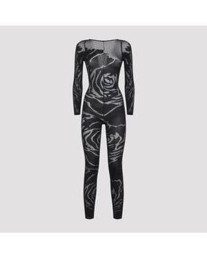 Wolford Rose Shadow Jumpsuit For - Black