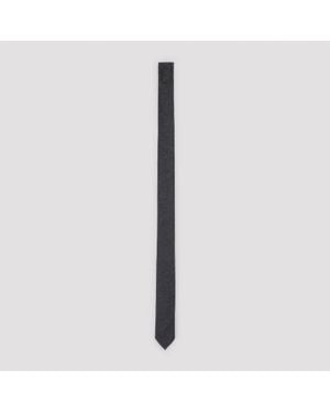 Thom Browne Wool Classic Tie For - Grey