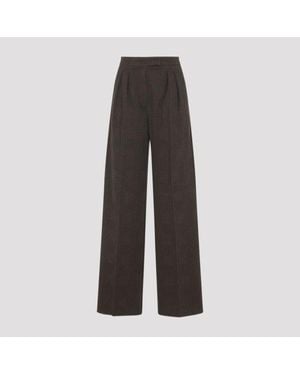 Max Mara Ponza Trousers - Brown
