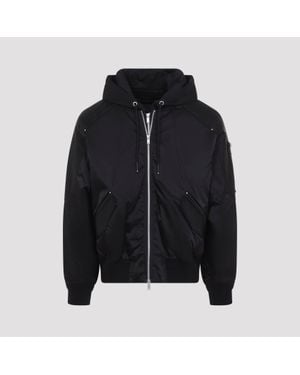 Moose Knuckles Georgie Satin Bomber - Black