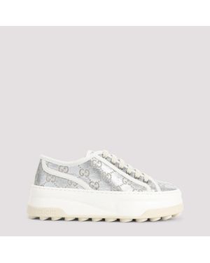 Gucci Lace Up Trainers - White