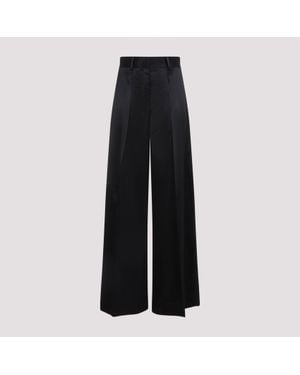 Jil Sander Wide-Leg Trousers With Tailored Fit - Black
