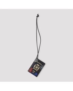Balenciaga Passport Card Holder Keyring - Multicolour