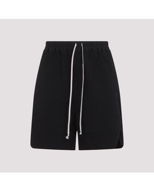 Rick Owens Button Zip Long Boxers - Black