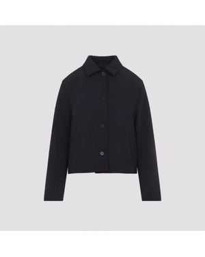 Jil Sander Midnight Cropped Sport Jacket - Blue