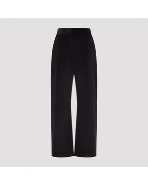 Studio Nicholson Relaxed Curved-Leg Cotton Pant - Black