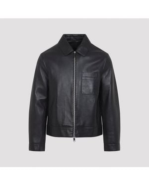 Yves Salomon Leather Jackets - Black