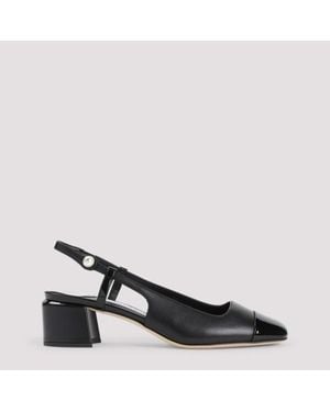 Jimmy Choo Elisa Sb 45 Patent Nappa Court Shoes - Black