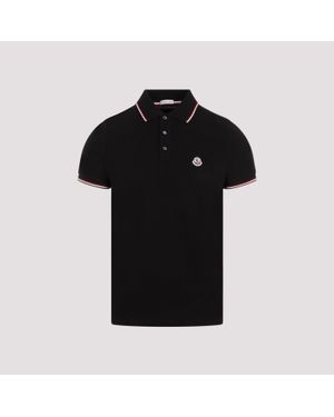 Moncler Ss Polo T-Shirt - Black