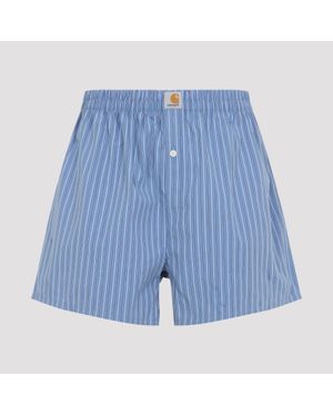 Carhartt Light Cotton Poplin Boxer - Blue