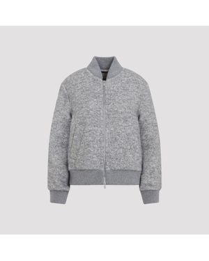 Peserico Grigio Mercurio Bouclè Bomber - Grey