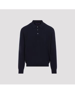 Ralph Lauren L/Knit Polo - Blue