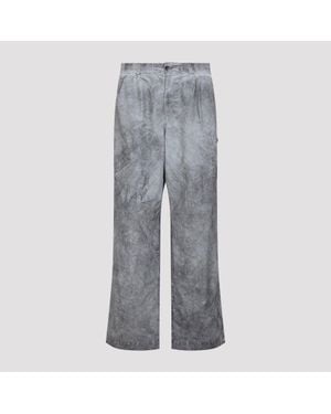 C.P. Company Flatt Nylon Loose Cargo Trousers For - Grey