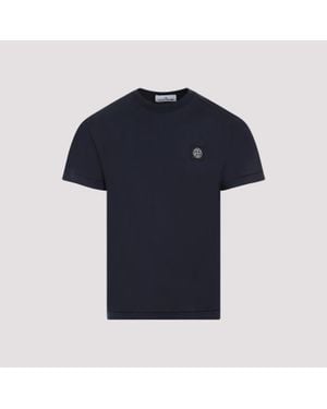 Stone Island Cotton T-Shirt - Blue