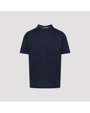 Canali Cotton T-Shirt - Blue