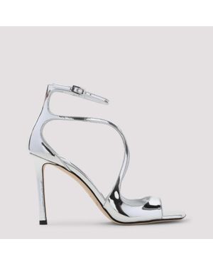 Jimmy Choo Azia 95 Sandal - White